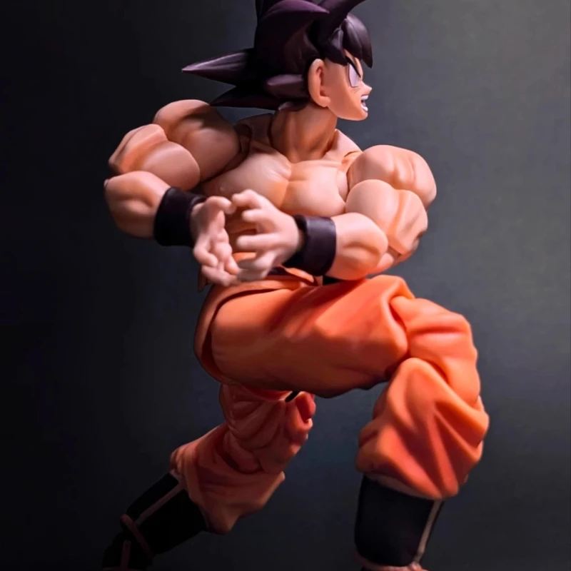 نجاح باهر سوبر موبايل أنيمي عمل الشكل لعبة دراغون بول SHF SSJ2 المبارزة الأولى الملك كوان كونغ نموذج Shf Wukong جمع تمثال اللعب الهدايا