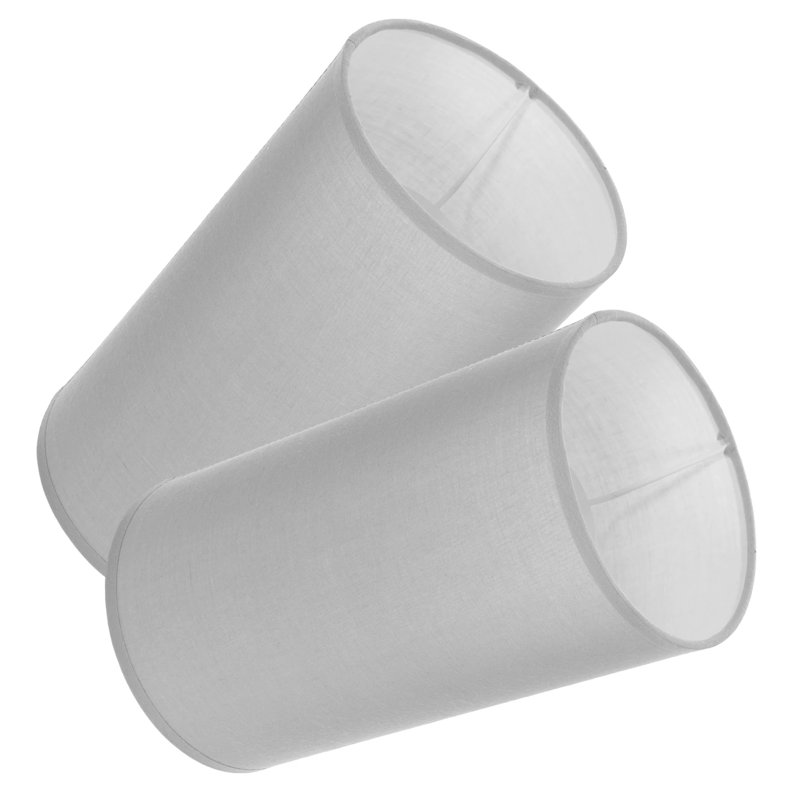 2pcs Cloth Lamp Shade Replacement Simple Fabric Lampshade For Table Floor Desk Lamps Small Light Covers Home Office Bedroom Lamp