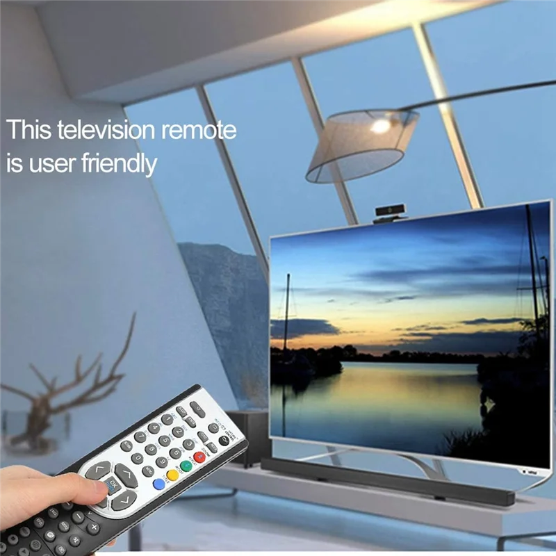 OKI Hitachi Alba Luxor Grundig Vestel Telefunken Bush Techwood Flinlux Akai Nevir Sanyo TV 용 ABDE-RC1900 리모콘