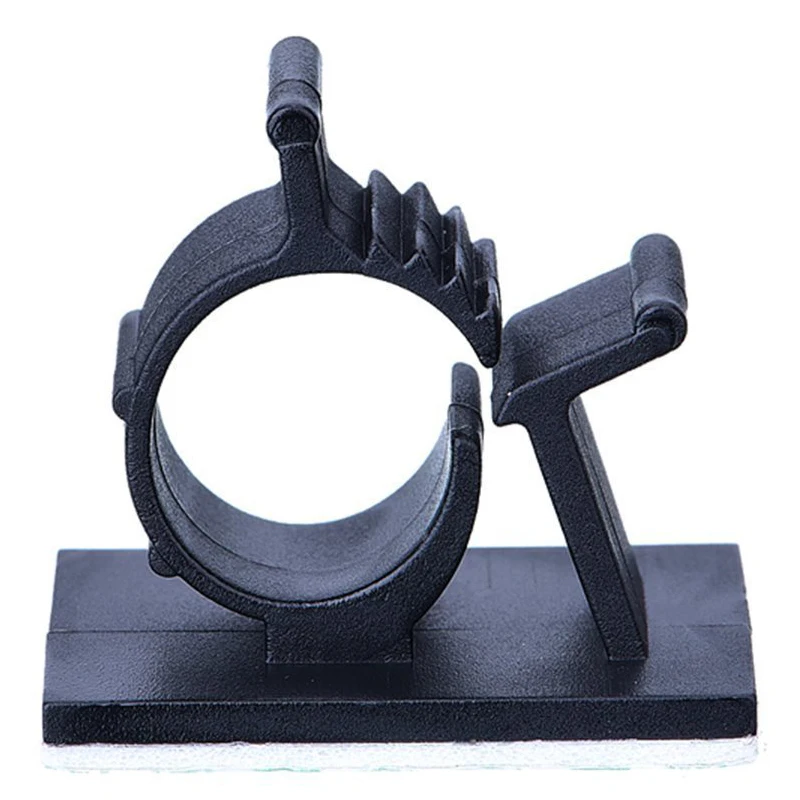 

Регулируемые кабельные зажимы ABVS, клейкие нейлоновые зажимы для проводов, черные, 50 шт.