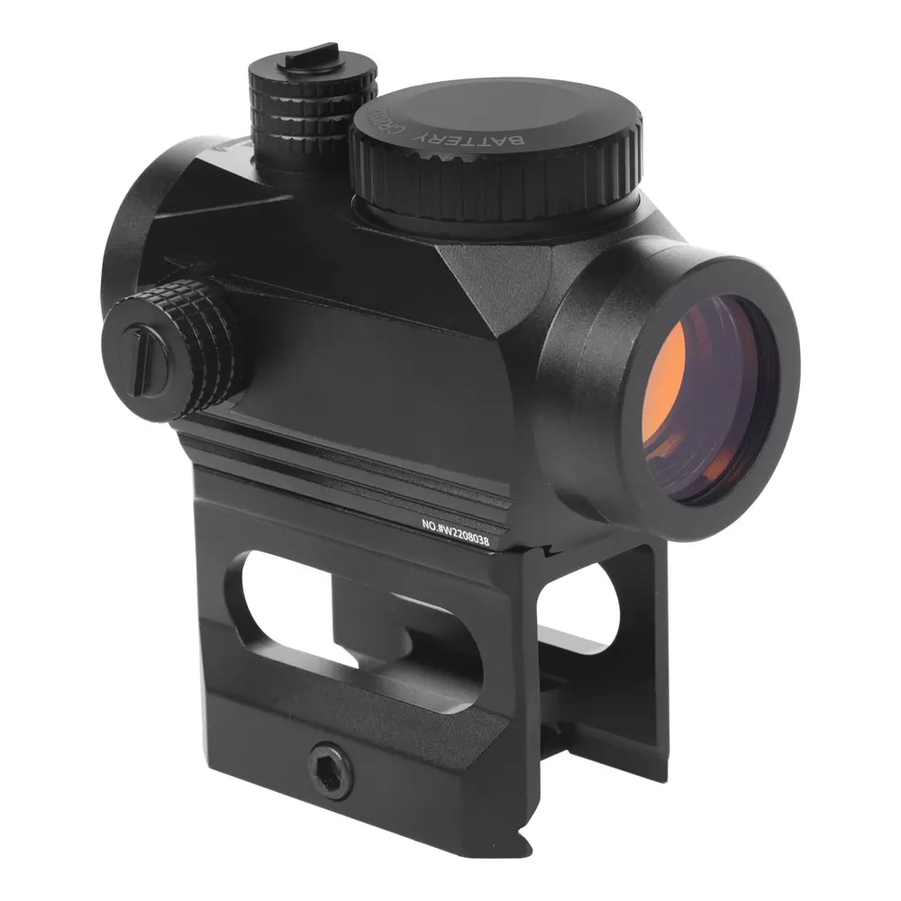 Imagem -02 - Westhunter 1x20 Red Dot Sight Caça Tactical Reflex Rifle Scope Moa Ponto Tamanho à Prova de Água Suportar 1000g Choque Coice