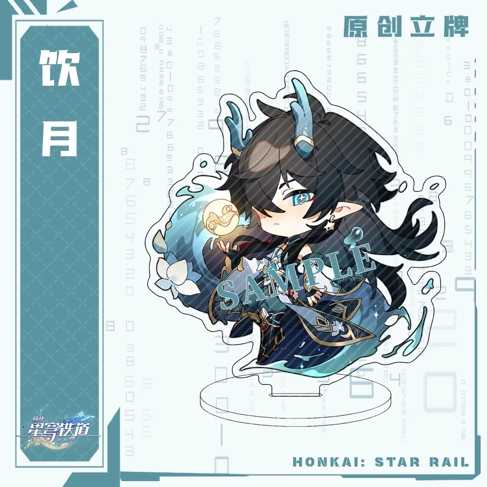 Honkai: Star Rail Luocha Blade Kafka Jing Yuan Silver Wolf Figure Game  Acrylic Stand Model Desk Decor Collection Standing