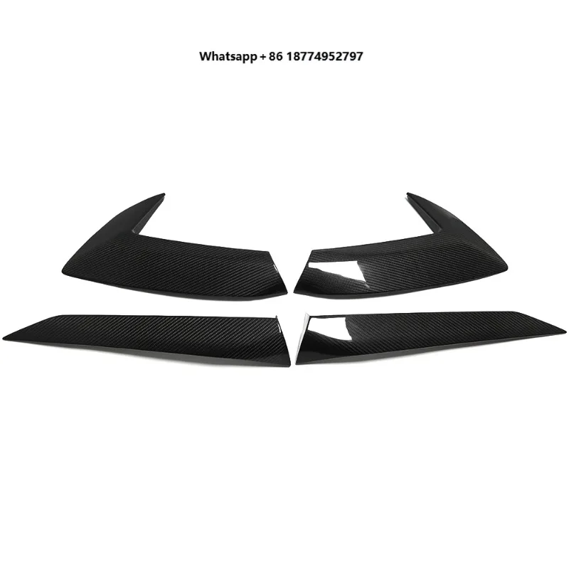 

C8 Stingray Z51 2020-2024 Car Outer Door Handle Cover Dry Carbon Fiber Exterior Trim