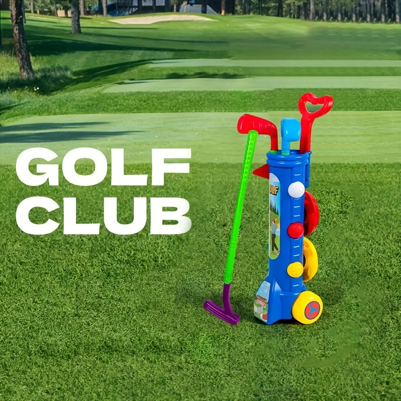 Juego de palos de Golf para niños y niñas, juego de pelota de Golf, juguetes deportivos para exteriores, regalos de cumpleaños, accesorios de mar y playa