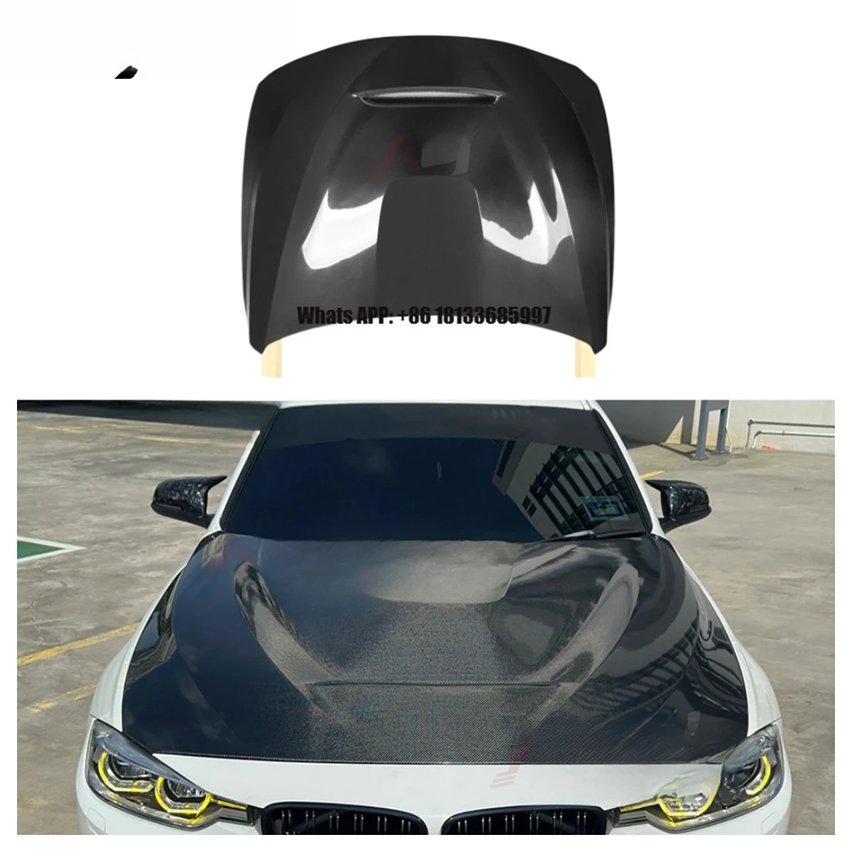 

Hight Quality GTS Style Carbon Fiber Engine Hood Cover for BMW 3 Series F30 F32 F33 F35 F36 2011-2018 Engine Bonnet Lid Body Kit