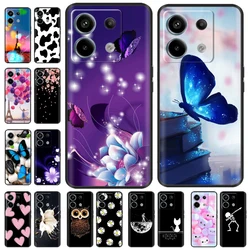 For Xiaomi Redmi Note 13 Pro Case Silicone Soft Back Cover For Redmi Note13 Note 13 Pro Plus 4G 5G Phone Cases Protective Shell