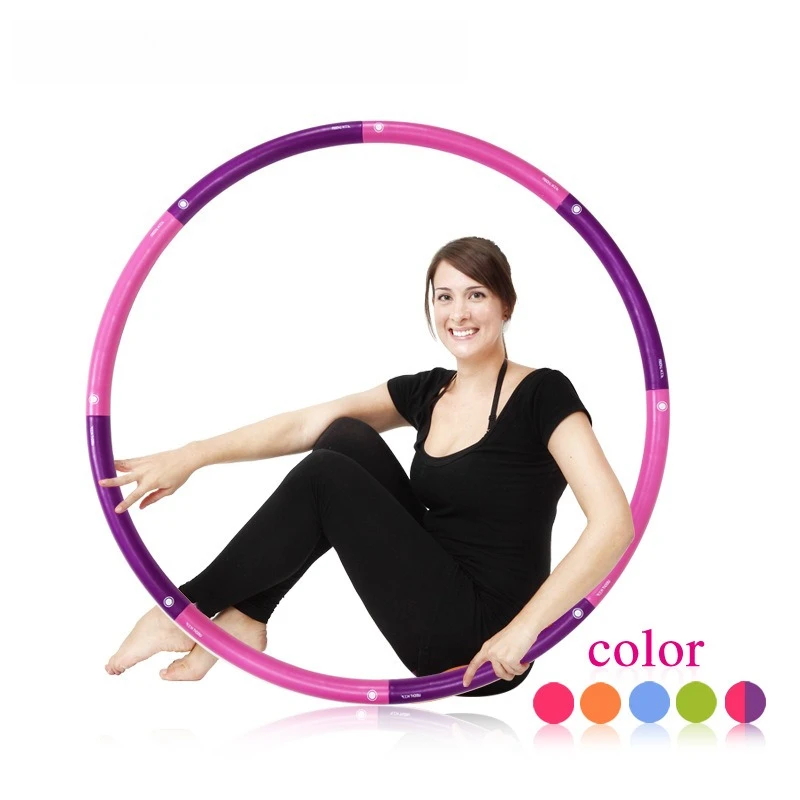 Comfortable Portable Fitness Equipment, Weighted and Strength Sport Hoops, High Elasticity Foam Body Building Overweight Sports