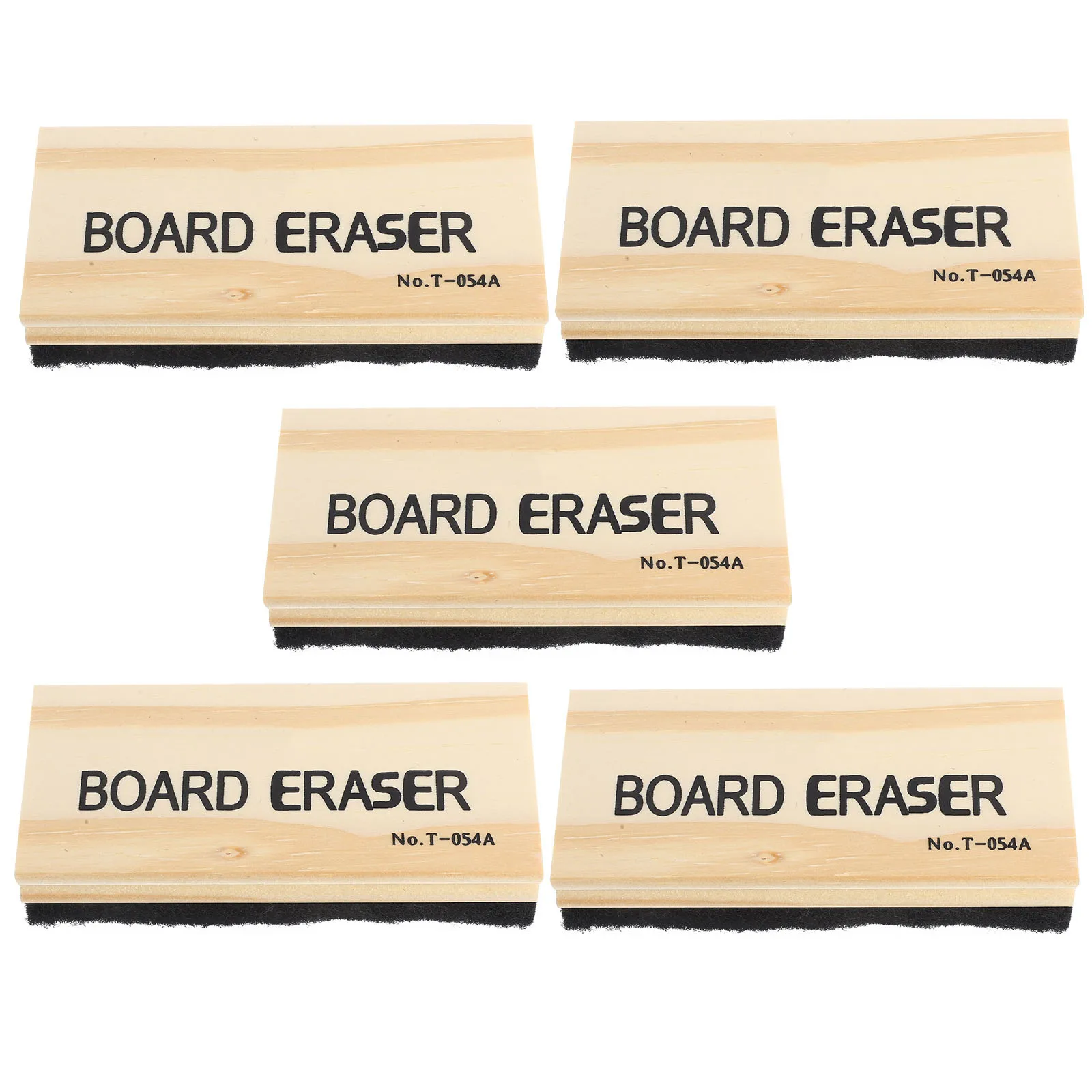 

5 pcs Wooden Blackboard Eraser Lightweight Chalk Cleaner Kids Classroom Office Teaching Parent Child Games Outdoor