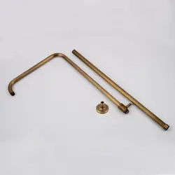 High quality antique brass shower set, shower faucet rod  pipe bar