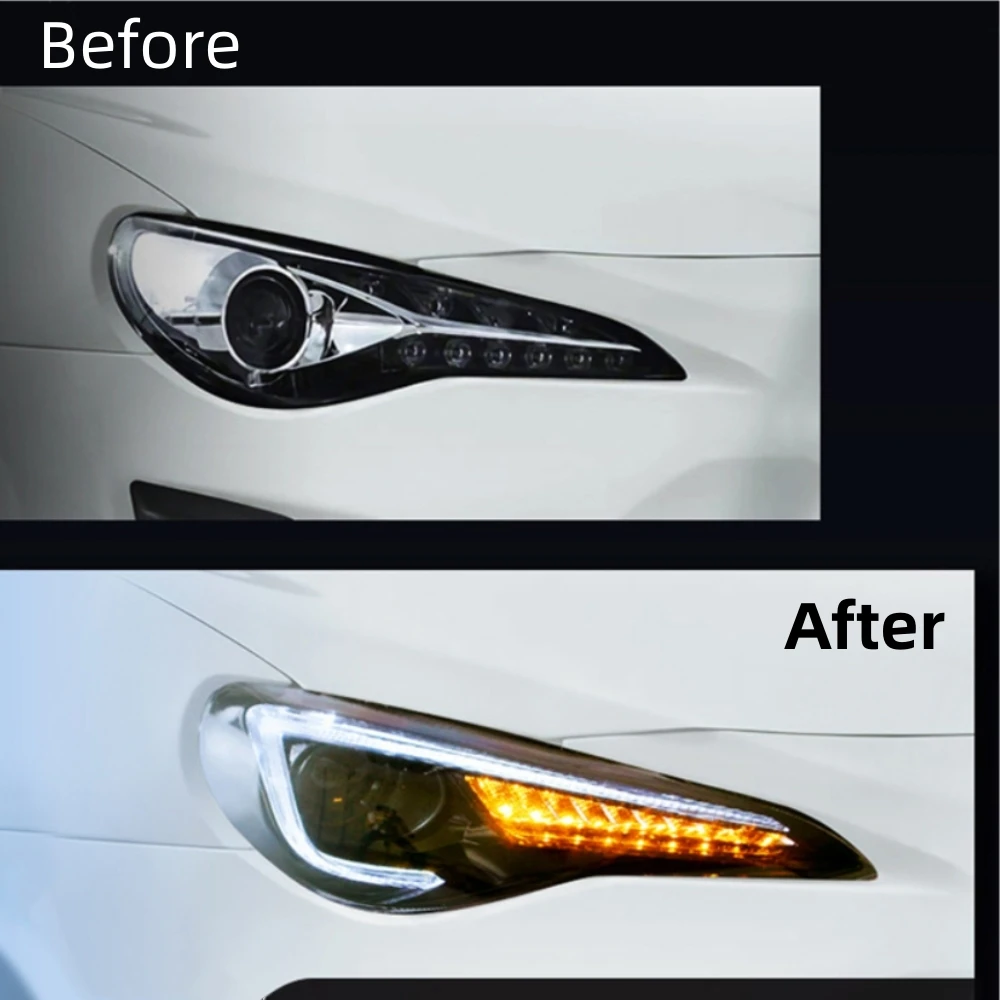 Car LED Headlights For Subaru BRZ 2013-2021 For TOYOTA 86 2012-2021 LED DRL Head lamp Angel Eye Headlight Assembly