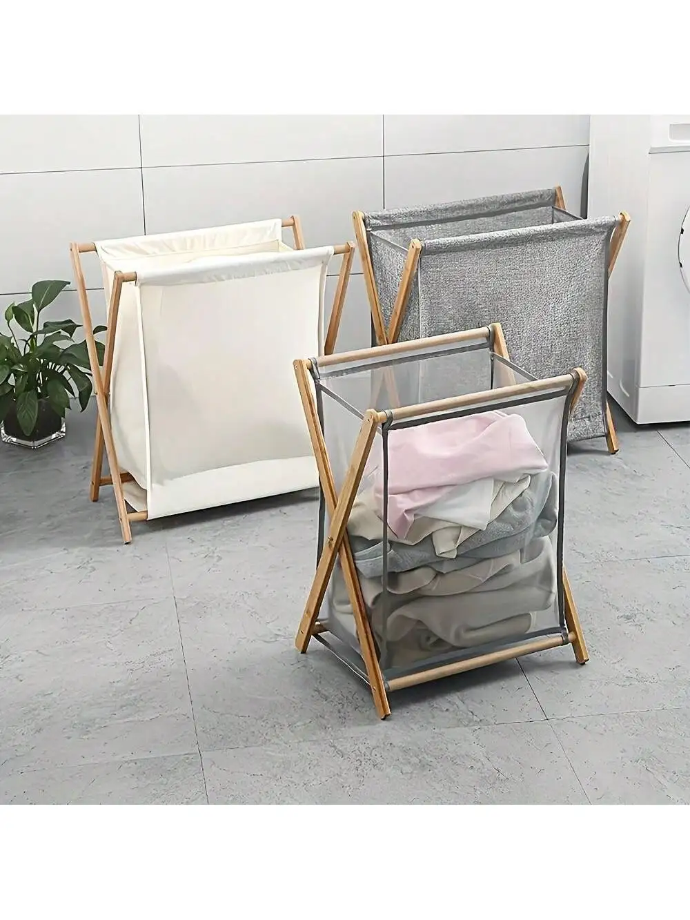 

2025 Foldable Laundry Basket with Handles - Extra Large Portable Fabric Hamper for Home, Bedroom & Dorm