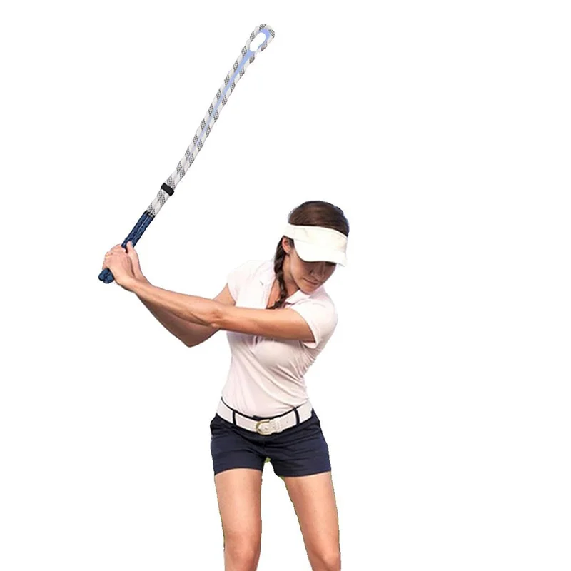 

Тренажер для гольфа, портативный инструмент для занятий темповым мячом, тренировочный инструмент для гольф-клуба, корректор осанки с веревкой для начинающих