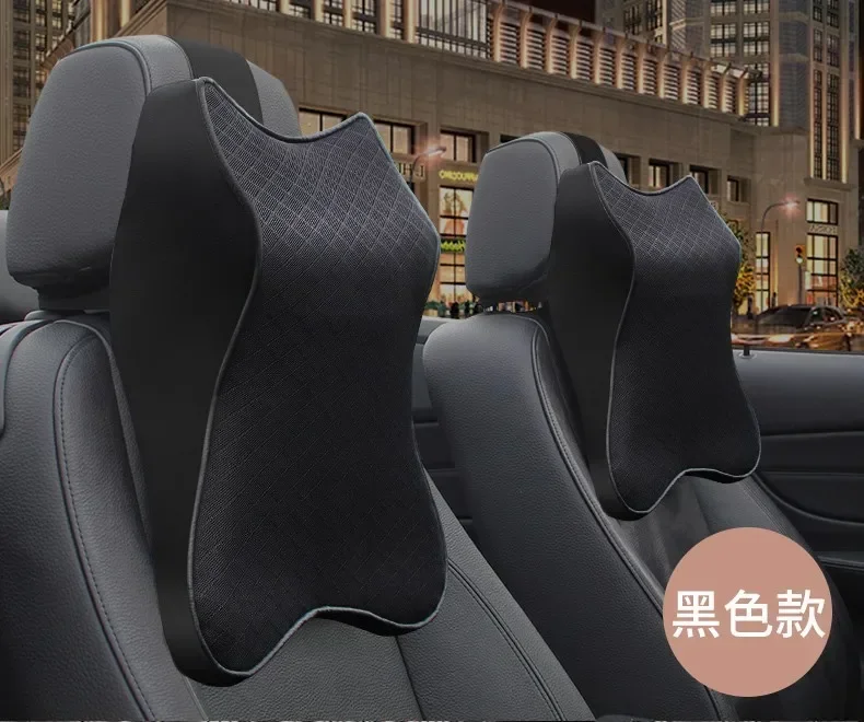 Almohada Universal para coche, memoria espacial, algodón, rebote lento, reposacabezas para el cuello del coche, soporte para la cabeza, Protector de descanso del cuello para Hyundai K3, etc.