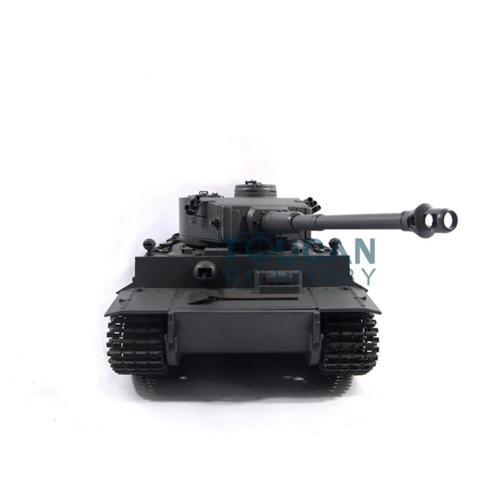 Mato KIT RC Panzer im Maßstab 1:16, grauer deutscher Tiger I BB Shooting 1220 RC-Modell als Geschenk TH00650-SMT8