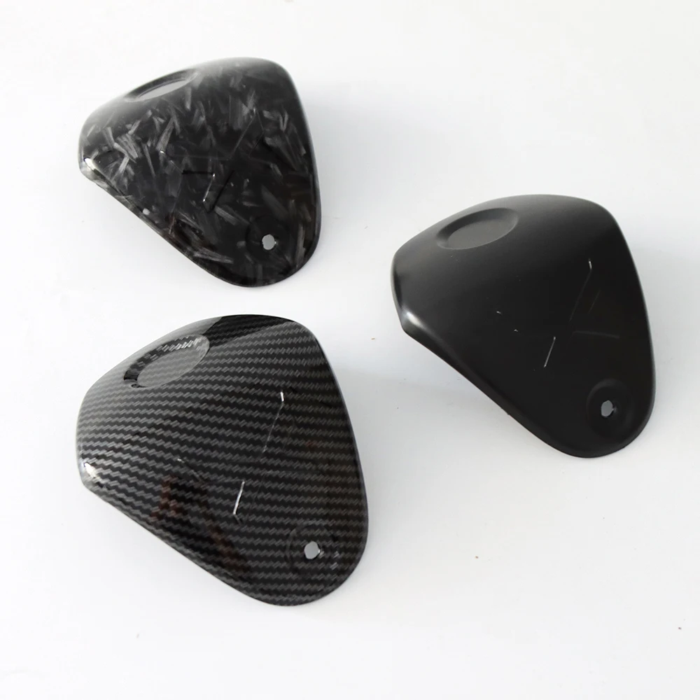 Voor Yamaha Xmax 300 Xmax300 Carbon Fiber Patroon Achter Knuffelaar Spatbord Stuur Bovenste Centrale Afdekking Licht