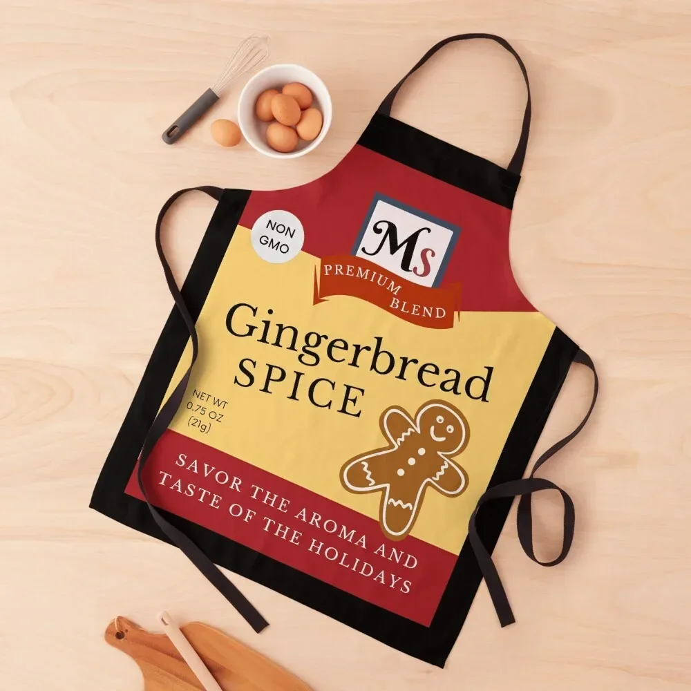 

Gingerbread Spice Apron cook wear kitchen item Apron