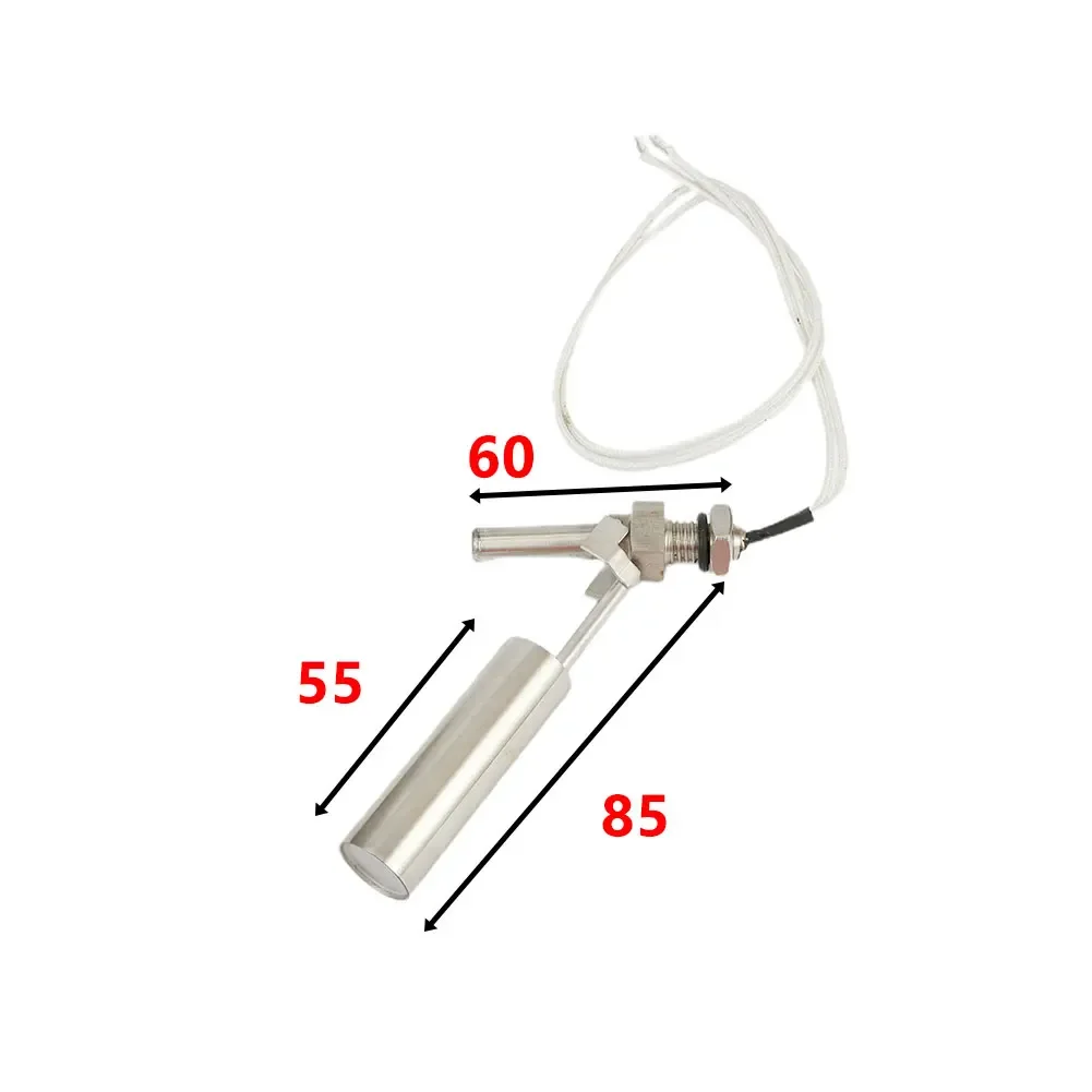 Interruptor De flotador De pico De pato De acero inoxidable montado lateral De 0-220V, Sensor De nivel De Agua De posición líquida, herramientas De Nivel De Agua