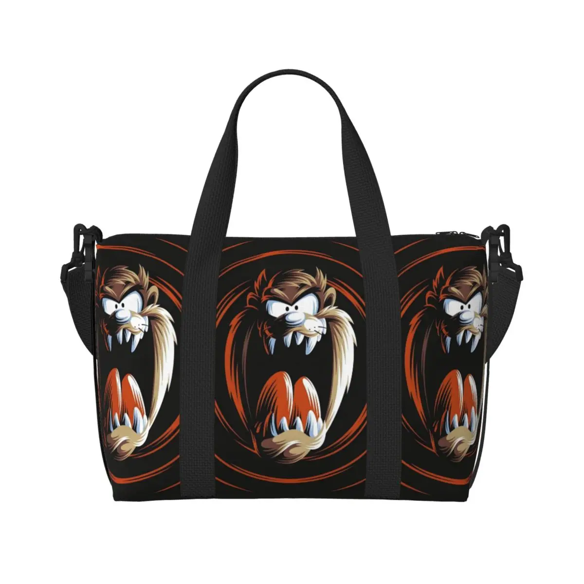 

Custom Tasmanians Devils Tote Bag Women Big Capacity Anime Beach Gym Travel Bags