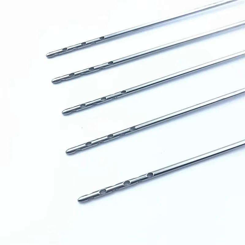 

Liposuct Cannulas Kit Set Porous Fat Aspiration Cannula Liposuct Pin Luer Lock with Titanium Handle Fast delivery