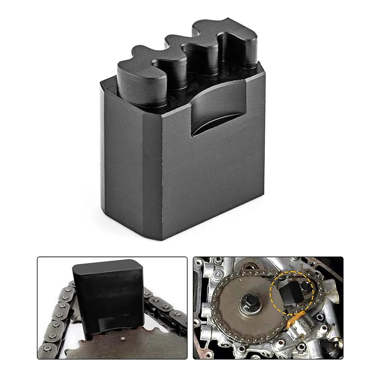 

Twin Cam Crankshaft Sprocket Locking Tool for 1999-2006 Harley Dyna Motorcycle Engine