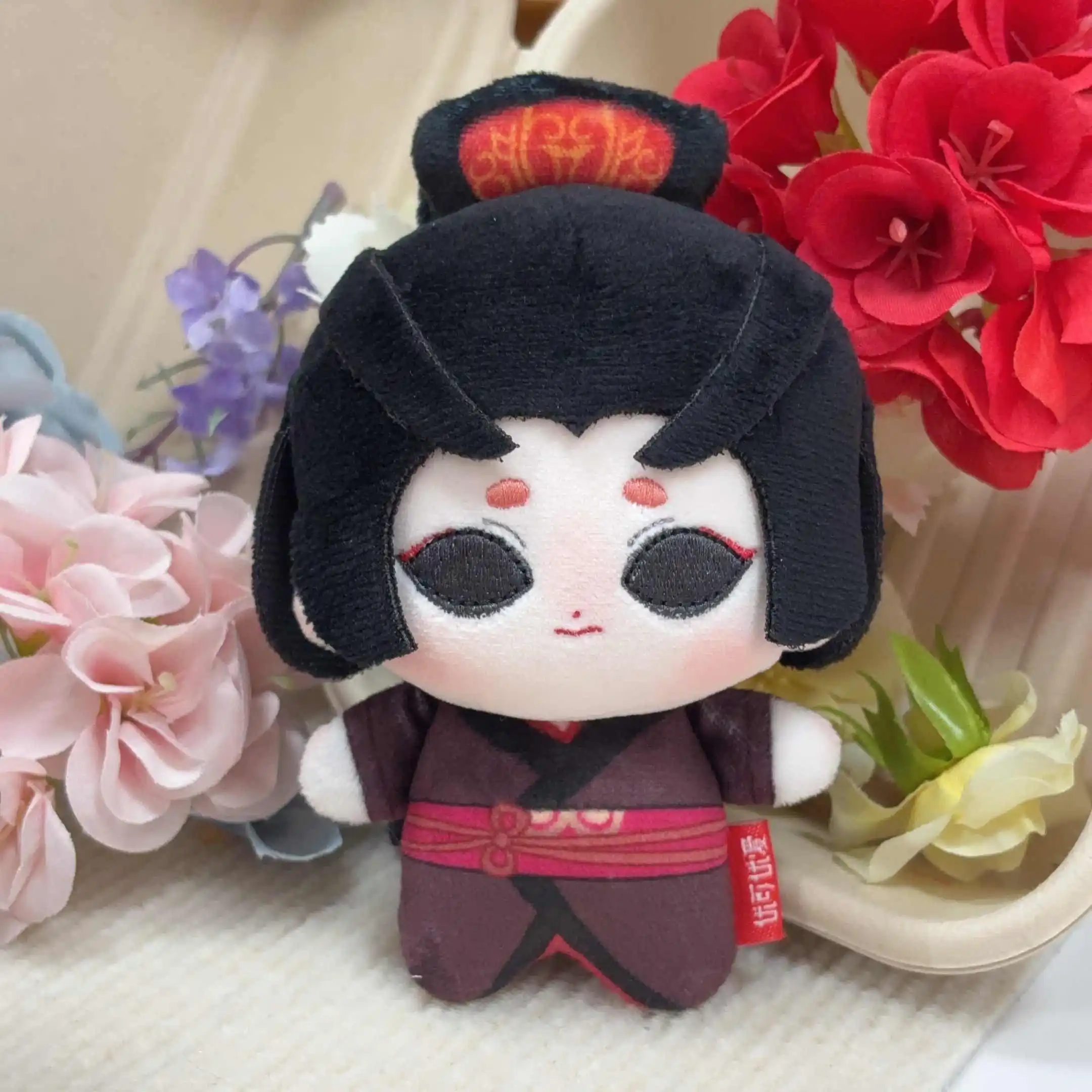 

Game Identity Ⅴ Michiko Geisha Series Peripherals 10CM Cotton Doll Plush Starfish Body Dolls Pendant Game Toys Halloween Gift