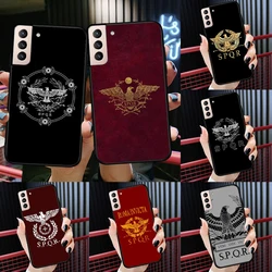SPQR Roman Imperial Legion Fundas For Samsung Galaxy S23 S20 FE S21 FE S22 Ultra Note 20 S10e S8 S9 S10 Note 10 Plus Case