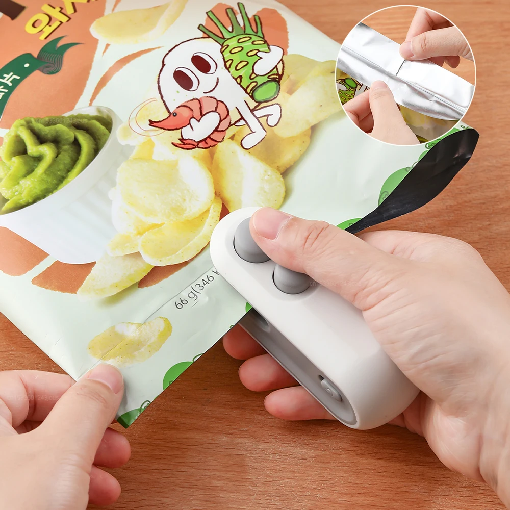 Портативная машина для запечатывания мини-упаковщик пластиковых пакетов перезаряжаемая ручная машина для запечатывания пластиковых пакетов термопечатыватели для пластиковых пакетов