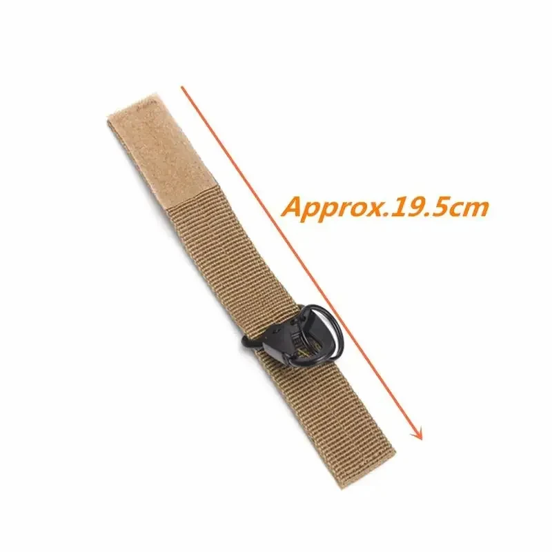 1-2 قطعة مشبك معلق تكتيكي مولي حزام من النايلون حلقة تسلق حزام مثلث مفتاح سلسلة للتسلق في الهواء الطلق أداة تخييم ملحق