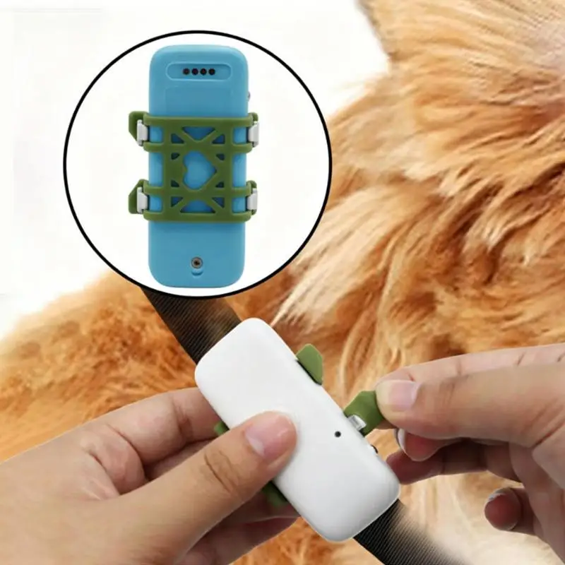Mini Silicone Pet Tracker Clip Anti Loss Anti-slip Easily Clip Cat Dog Locator Protective Sleeve For Pet GPS TK911SA