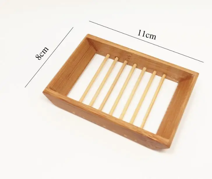 5 Styles Natural Bamboo Soap Holder Creative Bamboo Soap Dish Drying Soap Holder Free Shipping