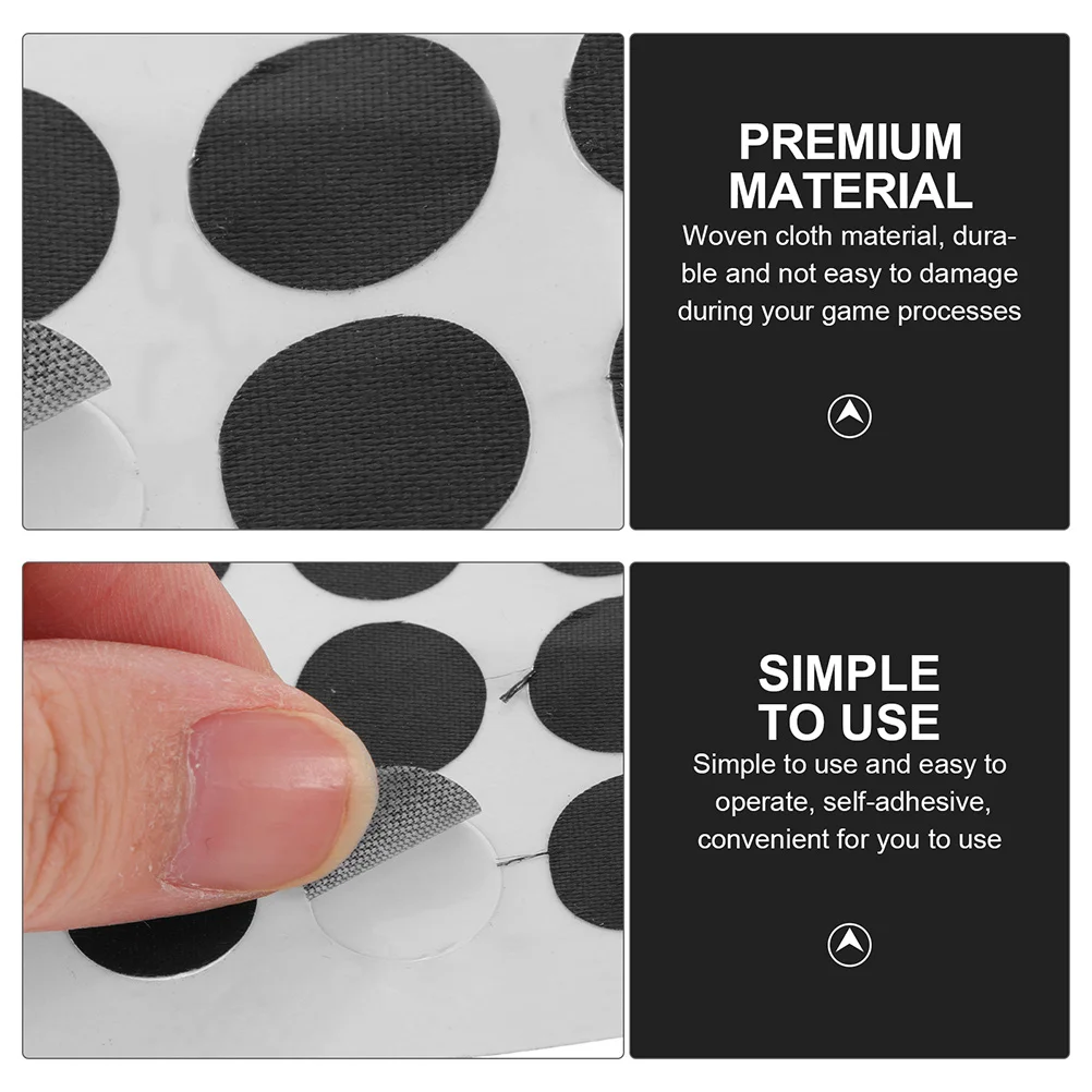 

3pcs 3 Sheets Pool Table Black Dot Round Self-Adhesive Billiard Marker Stickers Replacement For Billiards Snooker Table Supplies