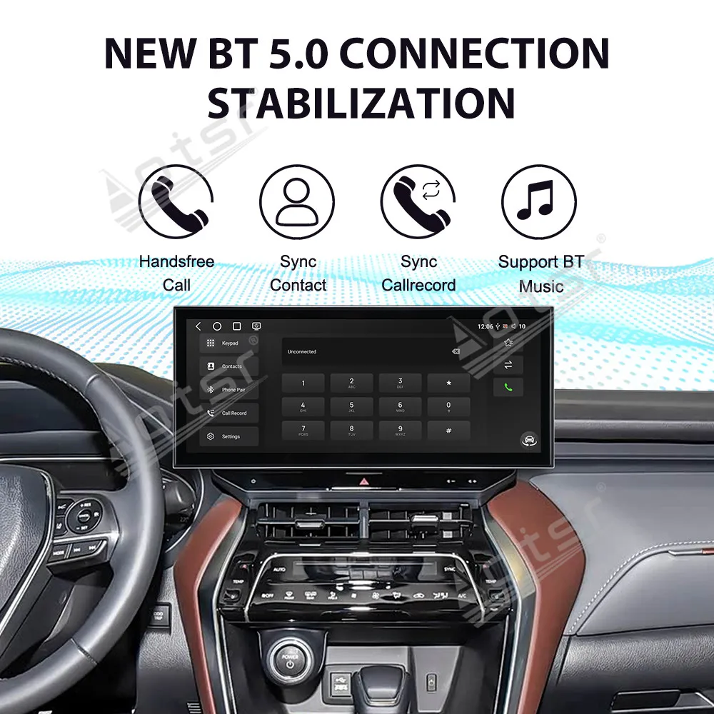 CarPlay 15.8’’ Android 15 For Toyota Harrier/Venza   2022–2025 Car gadgets  Car GPS Navigation HD Screen Multimedia Player Head