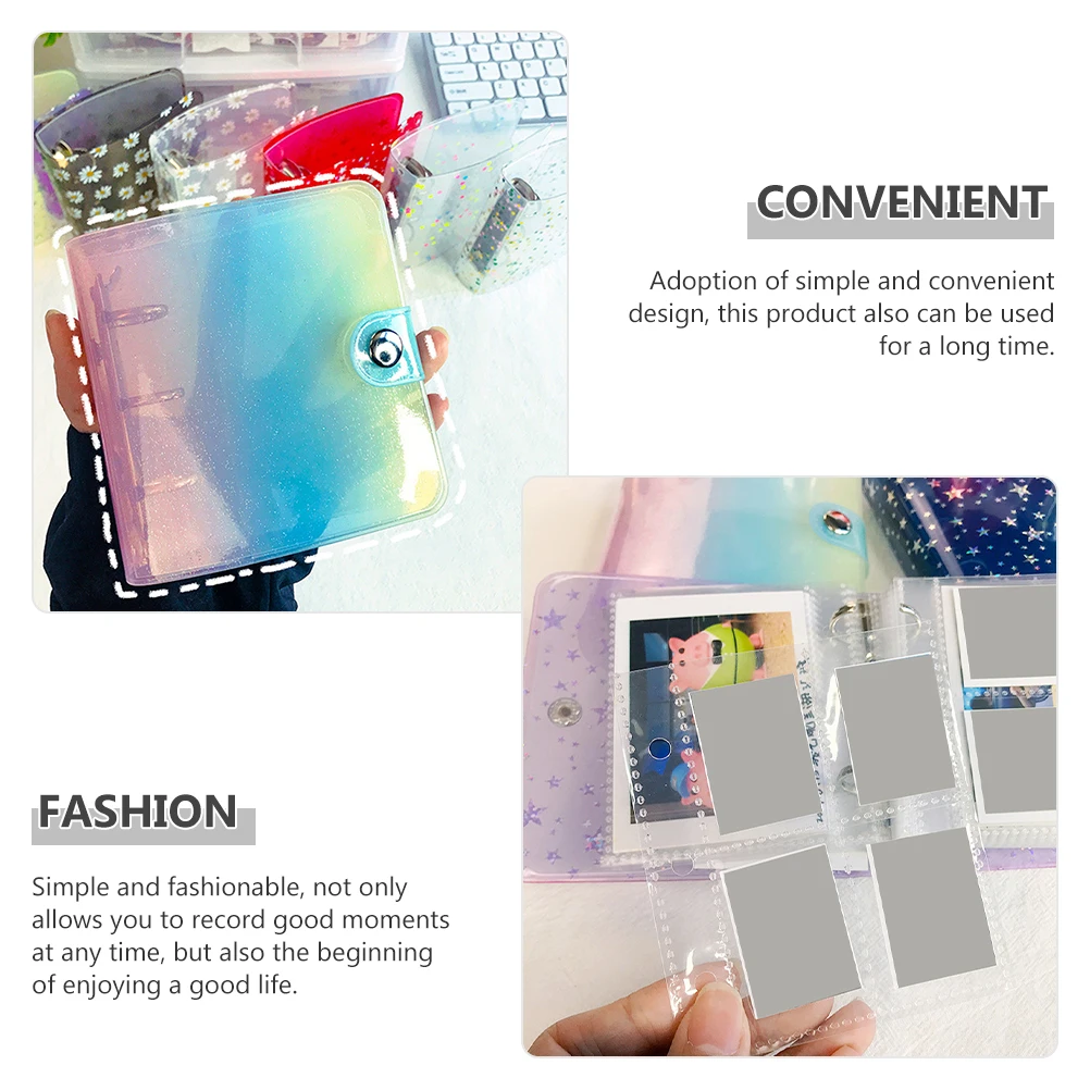 2 Inch Mini Photo Album Diy Making Book Travel Accessory Small Picture Holder Stamp Album For Home Gift Friends Collection