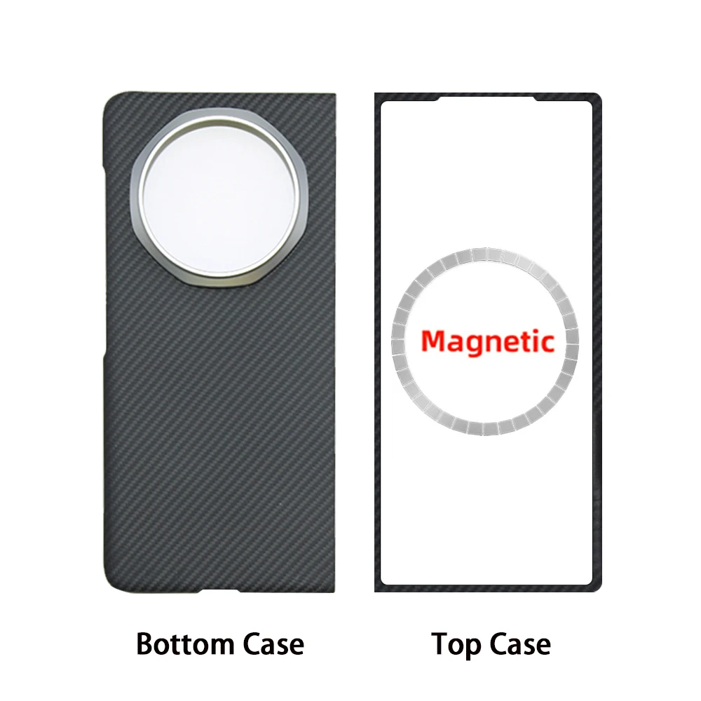 For Honor Magic V6 Aramid Carbon Fiber Case Kevlar Cover Ultra-thin Lightweight Armor Protective Cover Durable Sturdy image 3