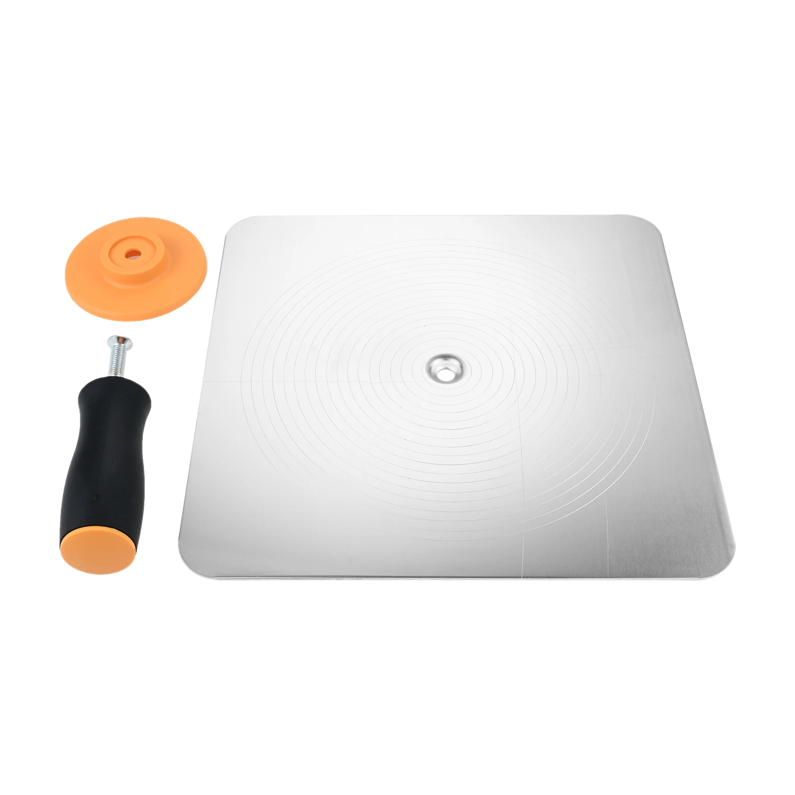 1PC 30x30cm Heavy-Duty Aluminium Plastering Large Hawk Board With Soft Comfort Sponge Rubber Handle Improving Work Efficiency