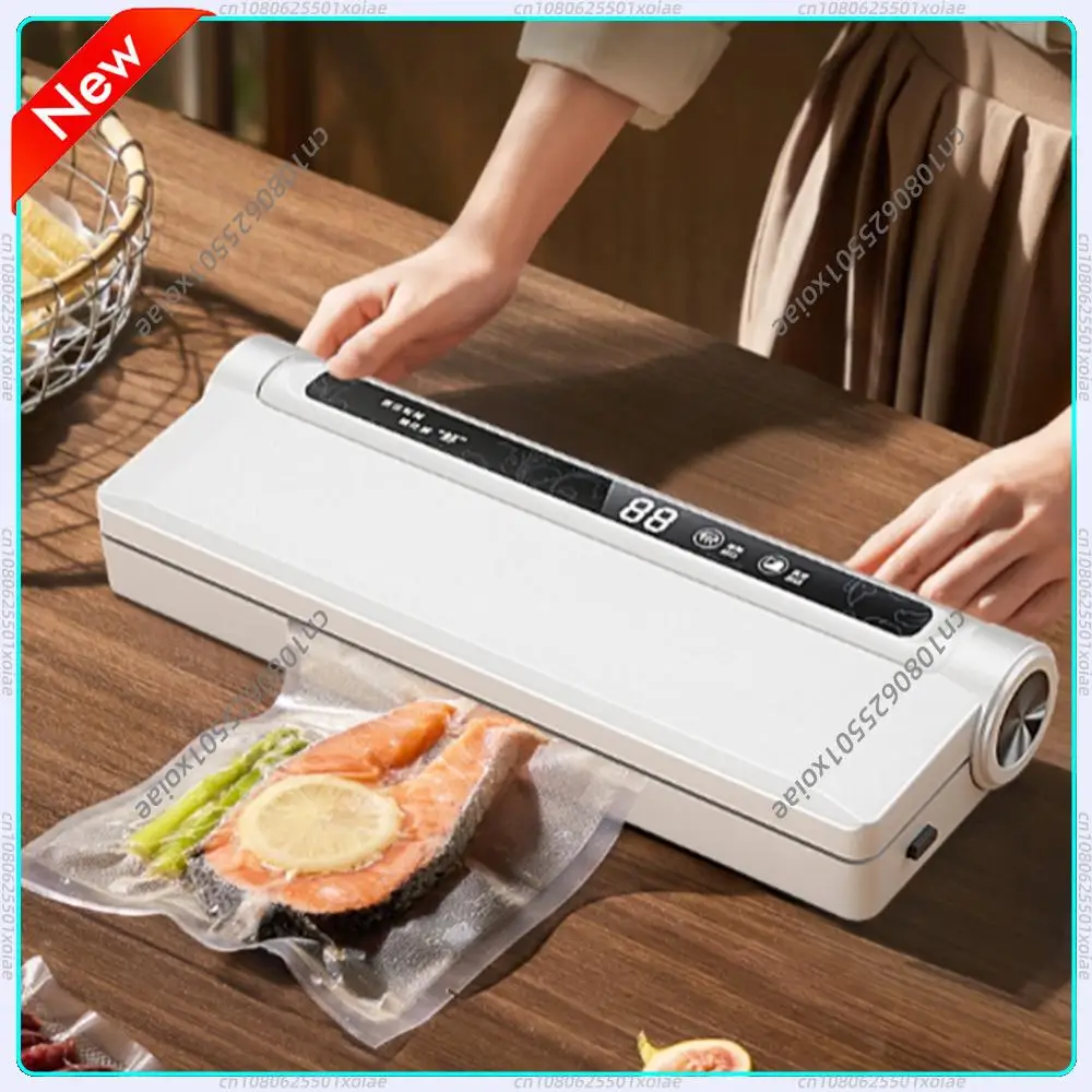 Food Vacuum Sealer Food Vacuum Sealer Machine One Click Intelligent Operation with 20 Bags Dry and Wet Sealer for Home Kitchen