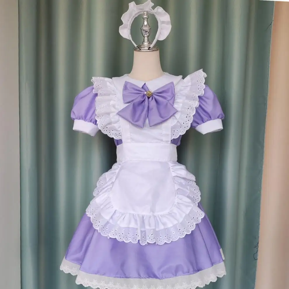 

Magic girl small round cosplay maid coffee cos deer eye round, flame round maid anime costume