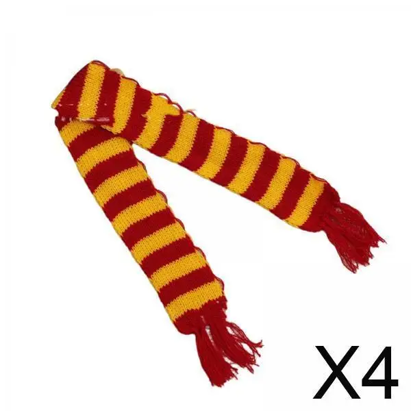 

4 шт. аксессуаров для кукол: шарфы и костюмы для кукол-девочек 20 см, подарки на Хэллоуин, красные