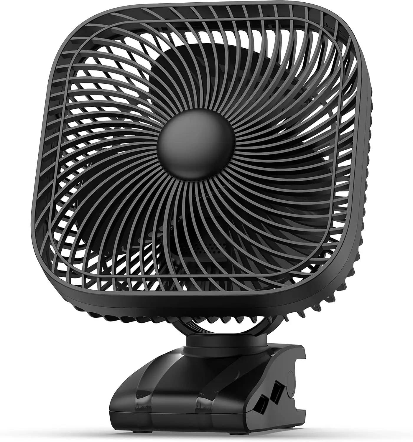 

Rechargeable Portable Fan with Light, 8-Inch Battery Operated Clip On, 20000mAh 78Hrs, Quiet Strong Airflow USB, 4 Speeds for