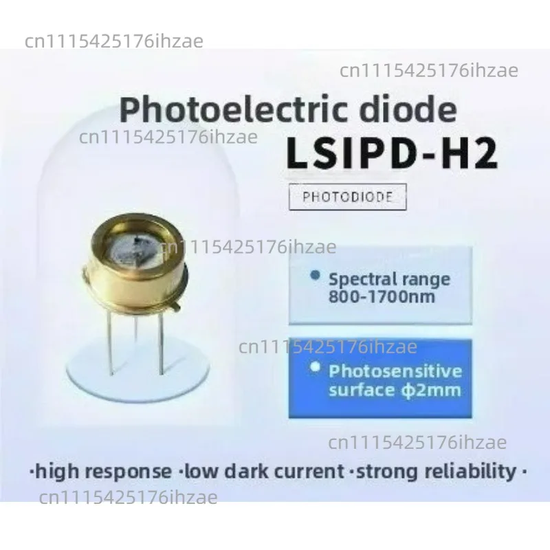 Infrared Spectroscopy Detection Photodetector LSIPD-H2, 800-1700nm 2mm InGaAs PIN, Precision Detection
