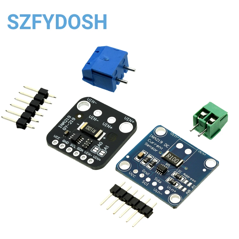 INA219 Modul Breakout Sensor Catu Daya DC Dua Arah DIY 3V-5V IIC I2C Modul Sensor Pemantauan Daya