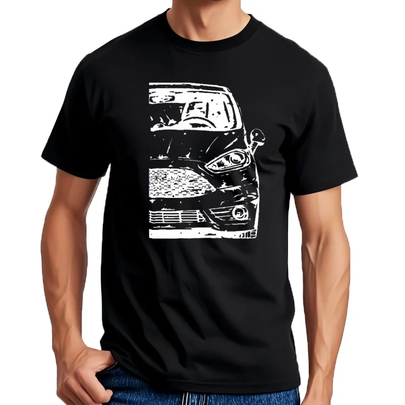 Camiseta harajuku de algodón para hombre, ropa de calle para Fiesta 7 ST MK7 y Quot OLS y Quot, Verano