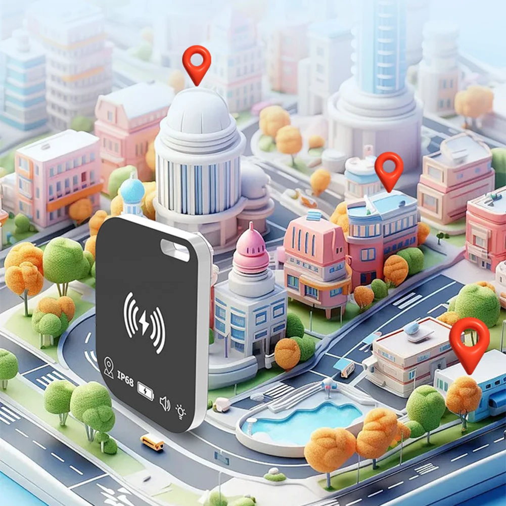 بطاقة تتبع المحفظة K5، موقع GPS رفيع للغاية، شحن لاسلكي، محدد موقع بطاقة التتبع فائق النحافة، يعمل مع Apple Find My App