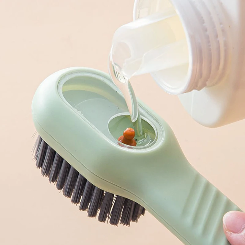 Spazzola per la pulizia del bucato spazzola per scarpe setole morbide scarico liquido automatico pulizia profonda spazzola per vestiti strumento per la pulizia della casa