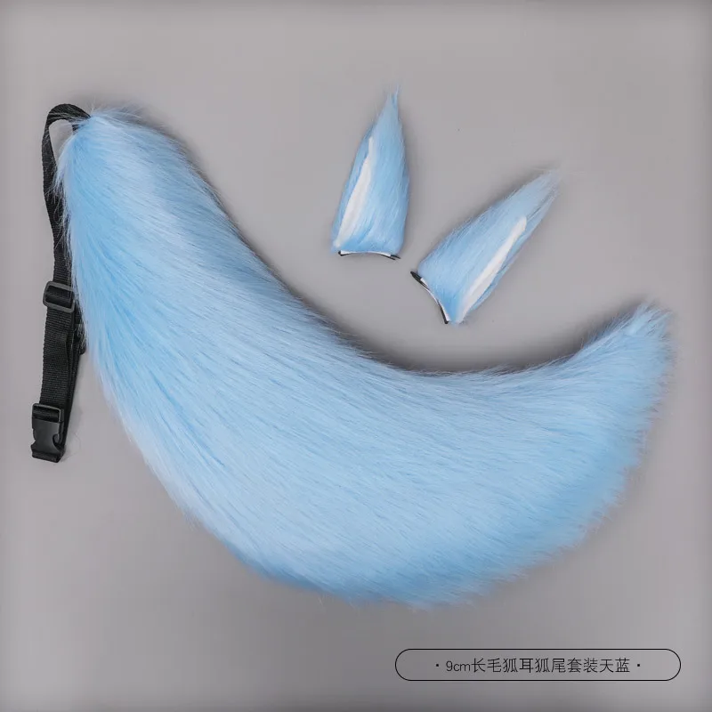 Neues Damen-Stirnband mit Kamel-, Schwarzen-, Tier-, Fuchs- und Plüschohren, Plüschschwanz, Cosplay, Lolita, Niedliche Tropfen-Haarspange, Schwanz-Requisiten, Accessoires – Detail 5
