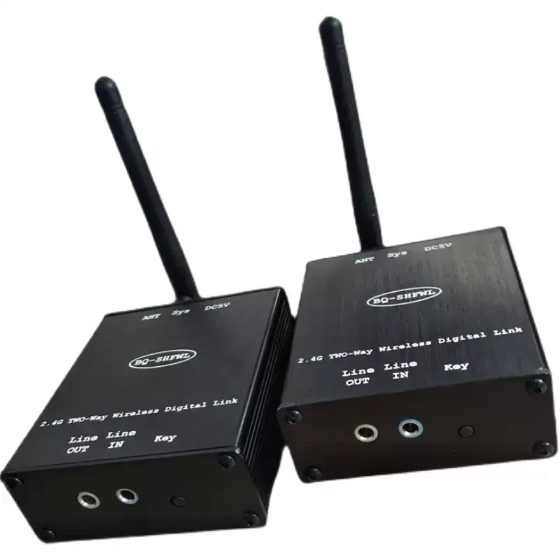

2.4G wireless audio digital two-way stereo 300m transmitter
