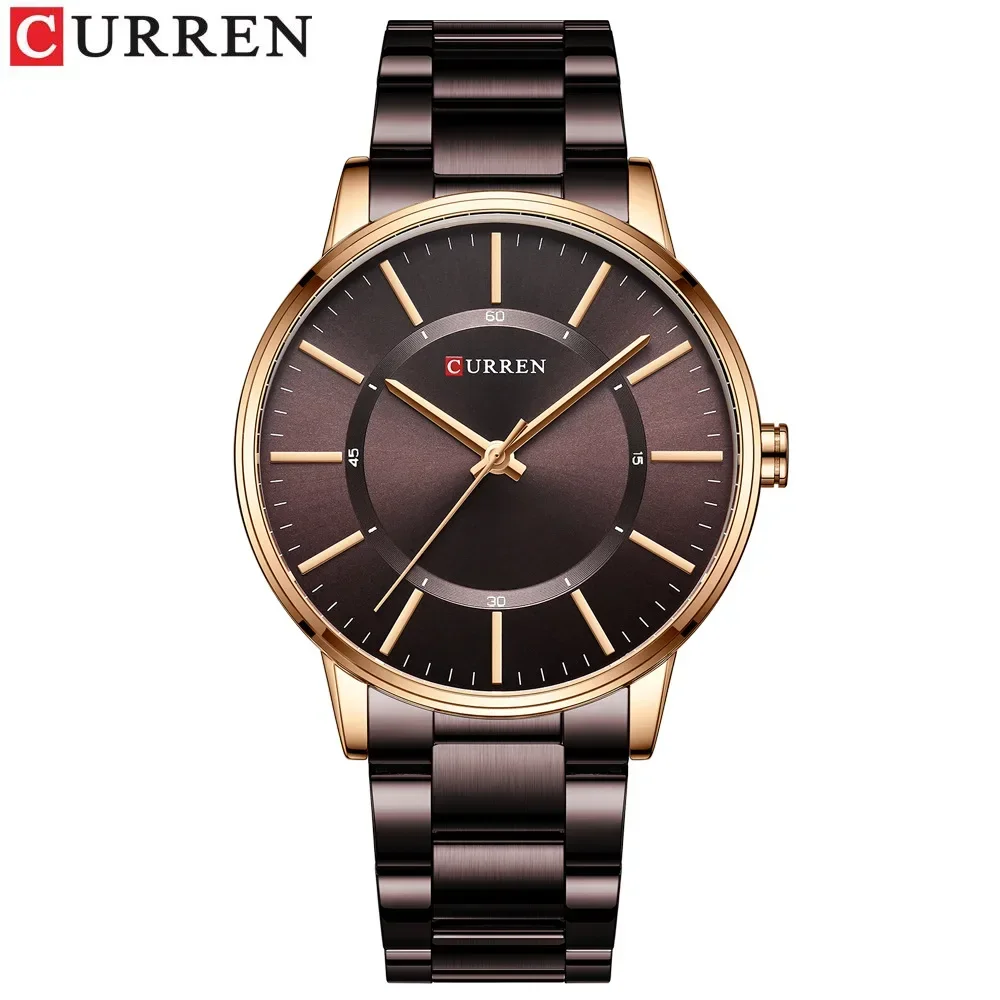 Curren 8385 Men's Watch Waterproof Quartz Steel Band Watch Business Casual Watch