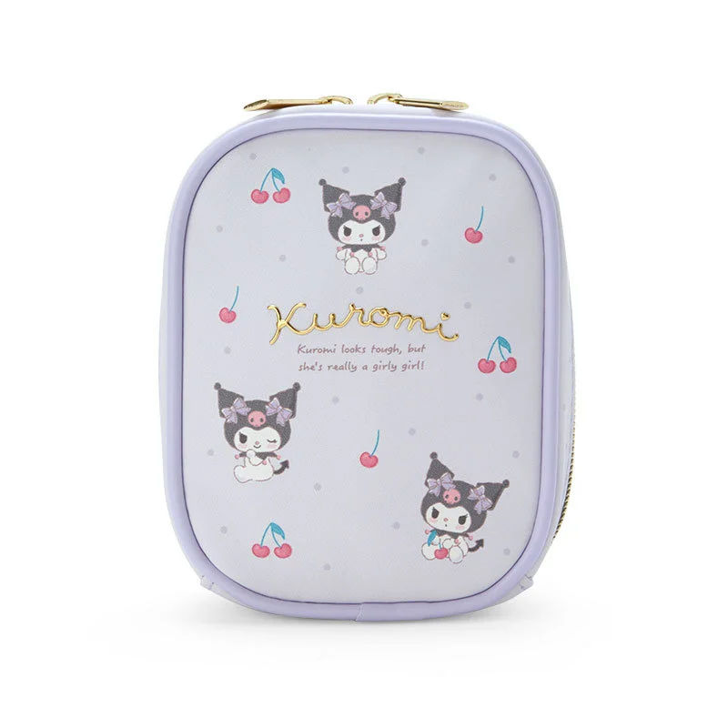 Sanrio Tampon Storage Bags Portable Waterproof Sanitary Pad Pouch Women's Makeup Bags Hello Kitty Kuromi Cosmetic Organizer