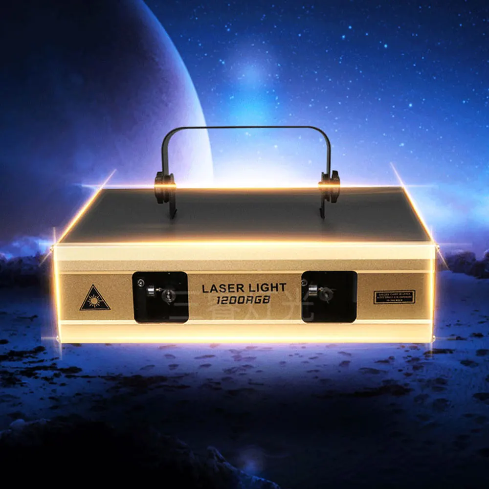Double Head Full Color Animation Laser Light Ktv Bar Dj Voice Control Led Stage Equipment Laser Light 1.2w/2w