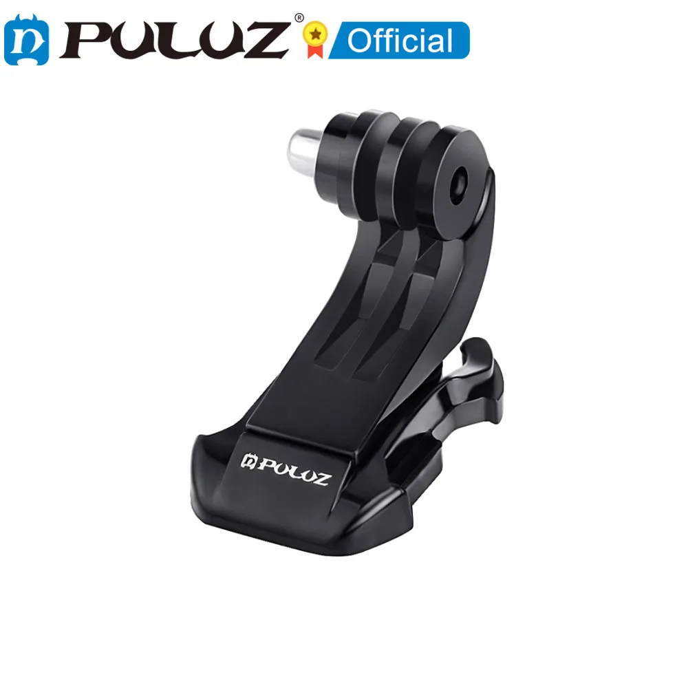 PULUZ Black Vertical Surface J-Hook Buckle Mount for Gopro Hero11 10 9 8 Black / Insta360 ONE R / DJI Osmo Sports Action Cameras